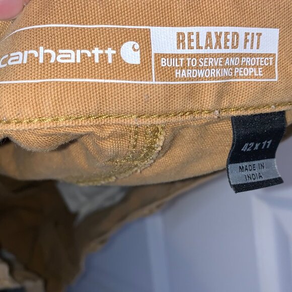 Carhartt Men's Rugged Flex Relaxed Fit Canvas Utility Work Shorts Size 42 x 11 - Picture 7 of 11